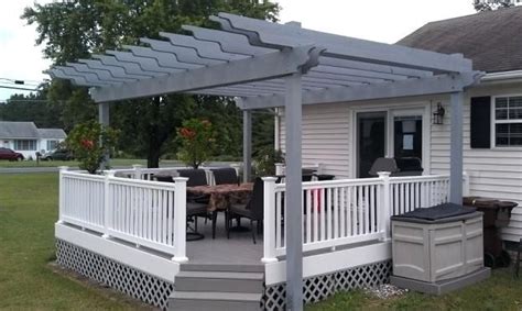 All four sides of the rafters end up perfectly smooth with no open pours where dirt may build up. Pergola Rafter Tails Copyright Image Simple Pergola Design 2 With ... | Pergola, Building a ...
