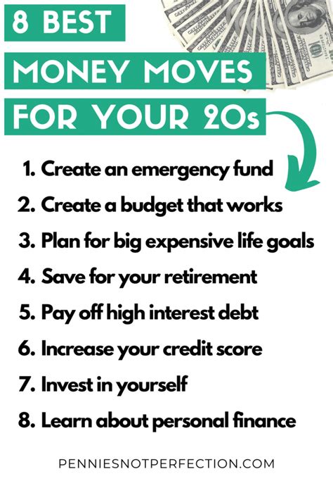 8 Money Moves To Make In Your 20s Pennies Not Perfection