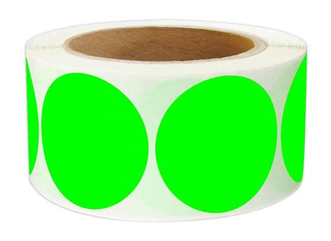 Buy 2 Inch Color Code Labels Round Circle Stickers For Color Coding