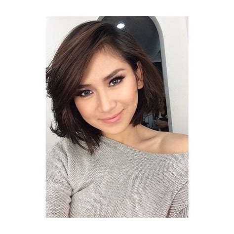 sarah geronimo on instagram “💋” short hair styles filipina beauty haircuts with bangs