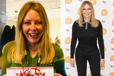 Carol Vorderman Shows Off Famous Curves In Skintight Jeans And Thigh
