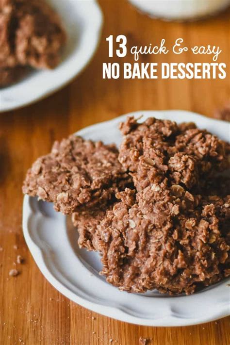 13 Quick & Easy No Bake Desserts - Simply Stacie