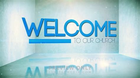 Cool Welcome To Our Church Title Graphics Floodgate Productions