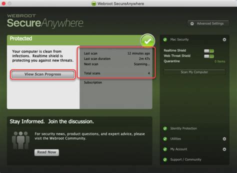 Viewing Scan Activity For A Mac When Using Webroot Business Endpoint