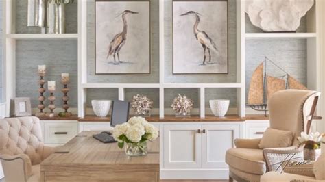 It's beautiful artwork that is sprinkled all around the home she shares with her family. Coastal Interior Design with Hannah Toney | thehome.com