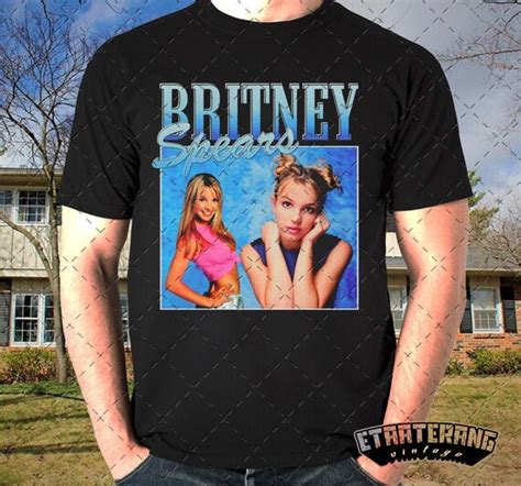 Britney Spears T Shirt Vintage Rap Tee Shirt Etsy