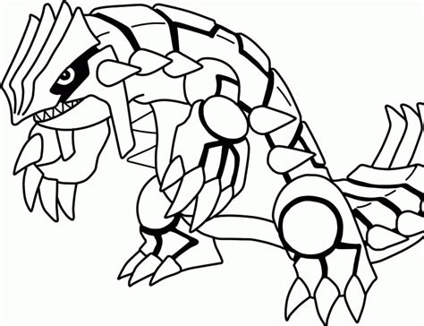 Groudon Coloring Page Coloring Home