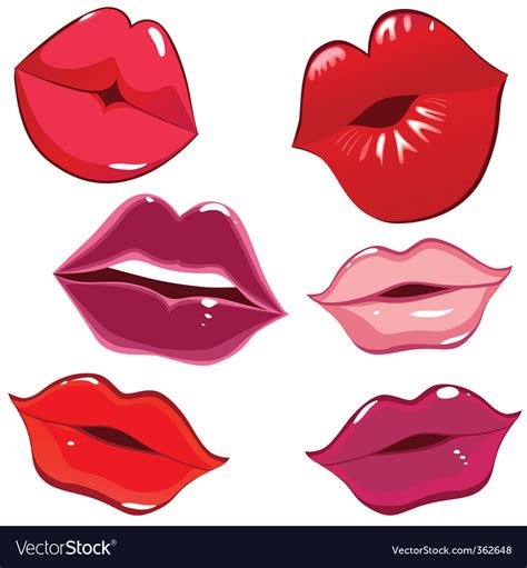 Lips And Kiss Royalty Free Vector Image VectorStock