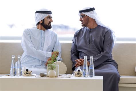 Dubai Media Office On Twitter Mohamedbinzayed Meets With Hhshkmohd Accompanied By