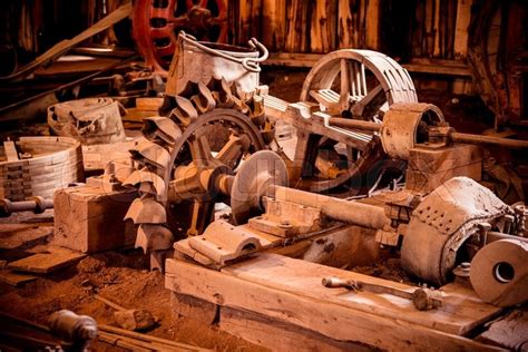 Vintage Mining Equipment In The Old Stock Image Colourbox