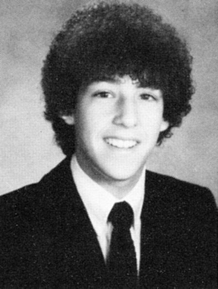 Adam Sandler In His Youth Celebrity Yearbook Photos Young