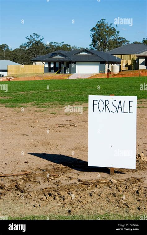 An Image Of Vacant Land For Sale Stock Photo Alamy