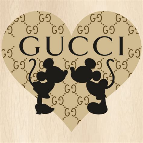 Gucci Heart Mickey Mouse Svg Gucci Mickey Kiss Png Gucci Disney