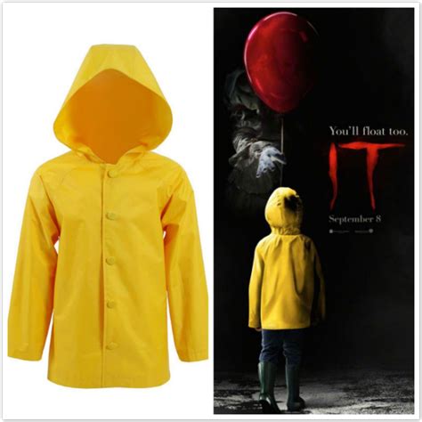 Check out our boy yellow raincoat selection for the very best in unique or custom, handmade pieces from our shops. Details about Georgie Denbrough Yellow Raincoat Halloween ...