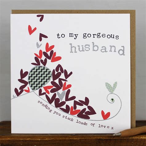 Happy Birthday Husband Card By Molly Mae