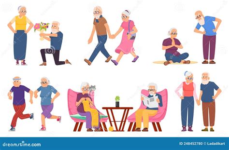 Happy Elderly Activity Retirement Seniors Activities Healthy Old