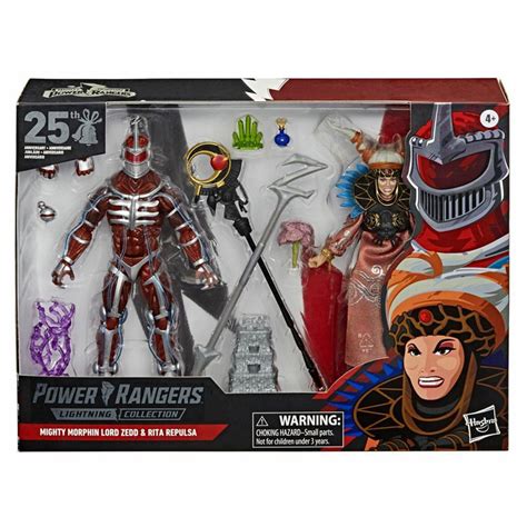 Mighty Morphin Power Rangers Lord Zedd And Rita Repulsa 2 Pack And