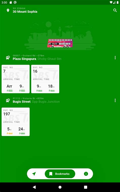 Sg Bus Bus Arrival Time Ez Link Card Reader App For Android Download