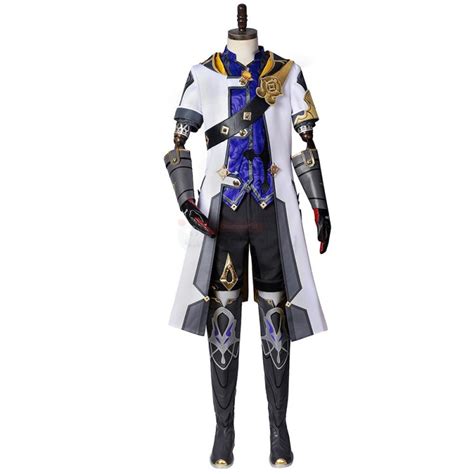 albedo costume genshin impact cosplay suit ccosplaycom