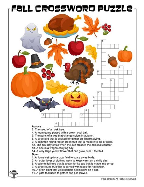 Fall Word Scramble Printable Printable Word Searches