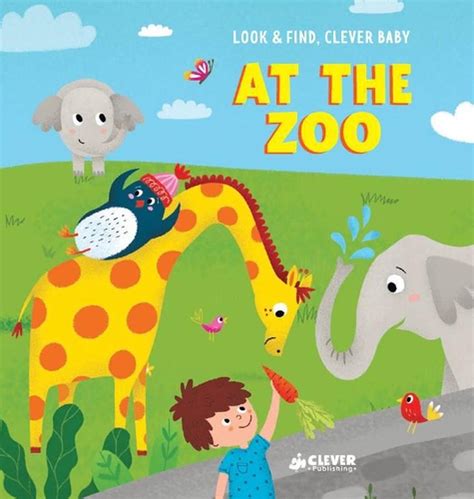 At The Zoo By Clever Publishing English Board Books Book Free