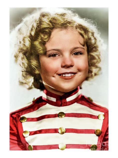 Shirley Temple Vintage Photo Colorized Photograph By Franchi Torres Fine Art America
