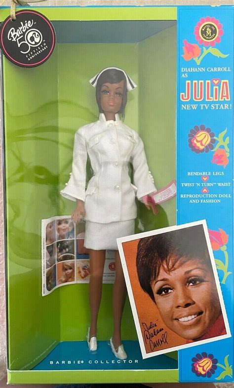 barbie 50th anniversary julia diahann carroll doll ebay