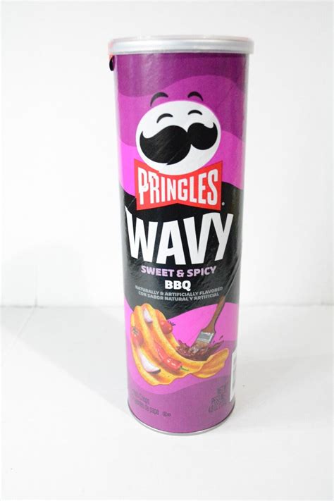 Wavy Sweet And Spicy Bbq Pringles Chips Limited Edition Flavor