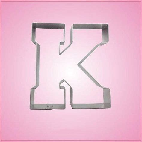 K (kategreeley) on buzzfeed misskingbean89 (aka ms. Varsity Letter K Cookie Cutter 4.25 Inch (Metal) aluminum ...