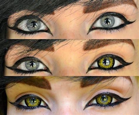 Very Vibrant Gold Contact Lenses Beuberry Ch Gold Uniqso