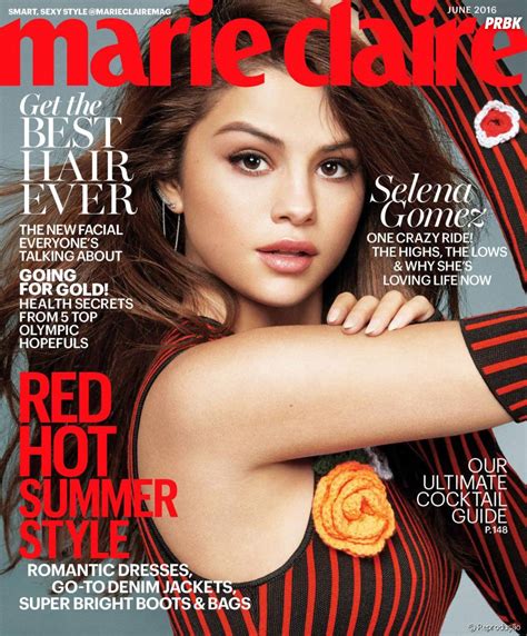 Selena Gomez está na capa da nova edição da revista Marie Claire