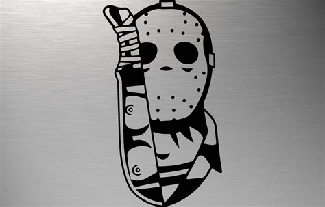 Silhouette Jason Voorhees Vector Sticker Clipart Character With A The Best Porn Website