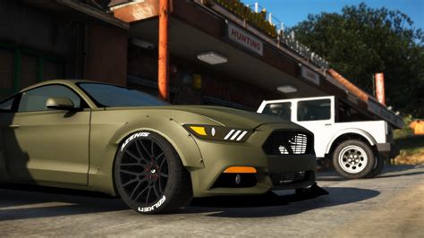 Widebody Ford Mustang Fivem Replace Addon Gta5