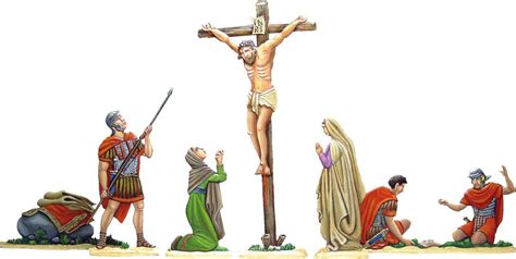 Zur kreuzigung jesu nach lukas. Berliner Zinnfiguren | Golgatha- Die Kreuzigung | Online ...