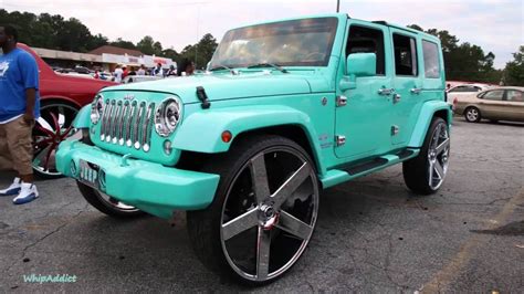 What colors does the wrangler come in? WhipAddict: Tiffany Blue Jeep Wrangler on DUB Baller 30s ...