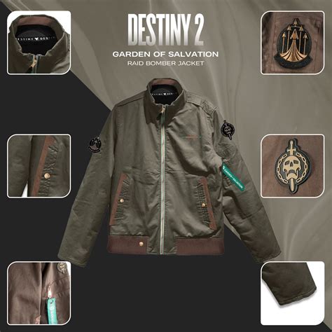 Buy Destiny 2 Garden Of Salvation Raid Bomber Jacket Hit Jacket