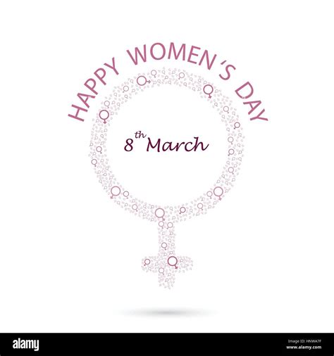 International Womens Day Iconwomens Day Symbolminimalistic Design