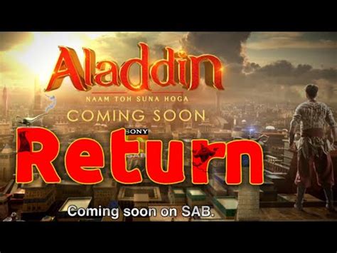 Aladdin Return Promo Aladdin Season Promo Siddharth Avaneet Aladdin Season Fan Made