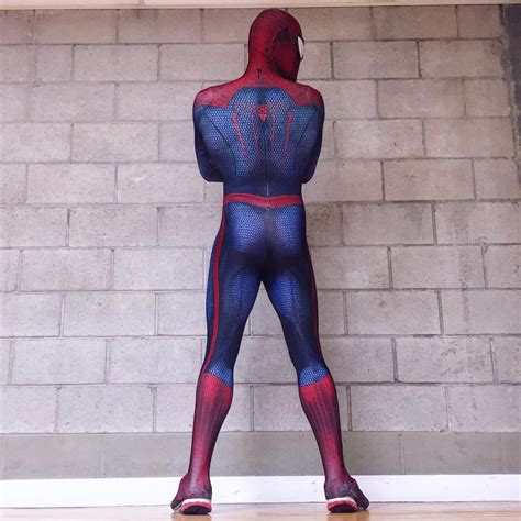 the amazing spiderman costume original movie 3d print spandex spider man superhero costumes tasm