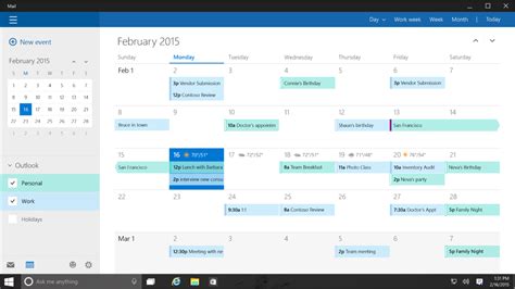 If the windows 10 calendar is not fancy enough for you, check out one of these free efficient, and highly customizable calendar apps. A close look at the Contacts and Calendar app in Windows ...