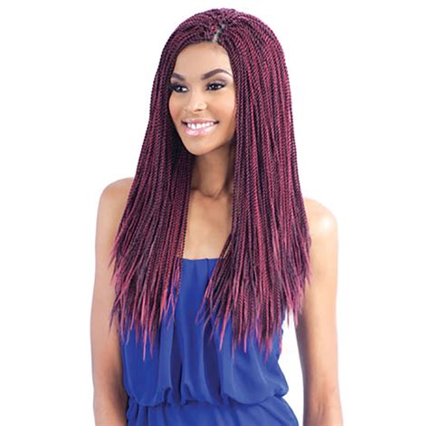 This two strand braid is created by twisting your hair in one direction, then wrapping the two sections together in the. MICRO SENEGALESE TWIST - MODEL MODEL GLANCE BULK CROCHET ...
