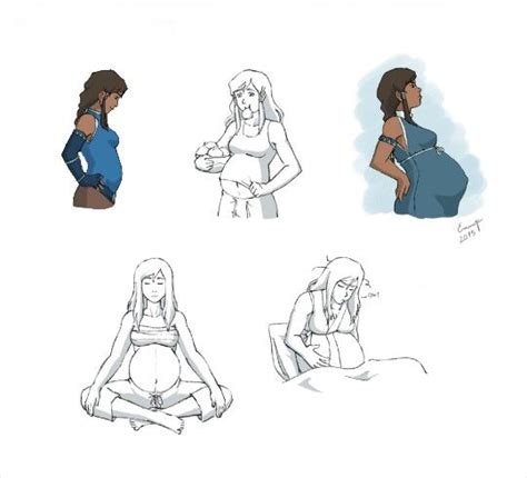 Pregnant Days Avatar Cartoon Anime Pregnant Character Design Animation
