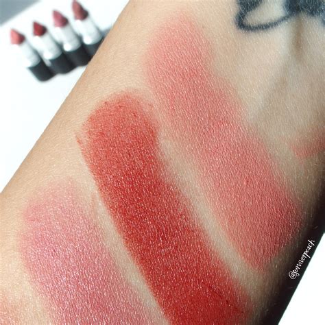 Mac Powder KISS Lipsticks My Picks And Swatches Survivorpeach