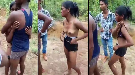 Viral Desi Xxx Mms Villagers Caught Couple Lovers Fucking In The Bush Area Porn