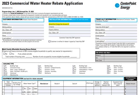 Tax Rebate For Energy Efficient Water Heater