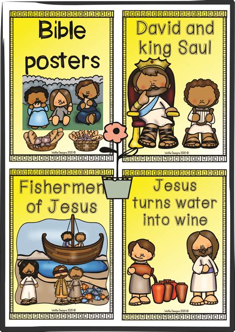 Bible Stories Posters For On Teacha