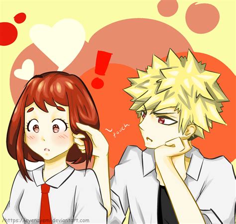 Bakugou X Uraraka By Eyenayemi On Deviantart