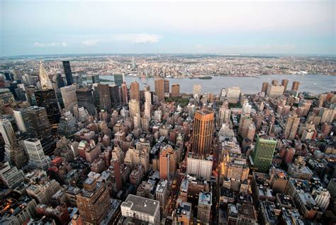 Night View Of New York City Skyscrapers Stock Image Colourbox