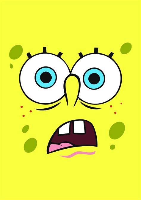 Spongebob Face Cut Out