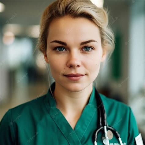 Premium Photo Professional Nurse Doctor Or Hospital Physician With A Natural Portrait Style